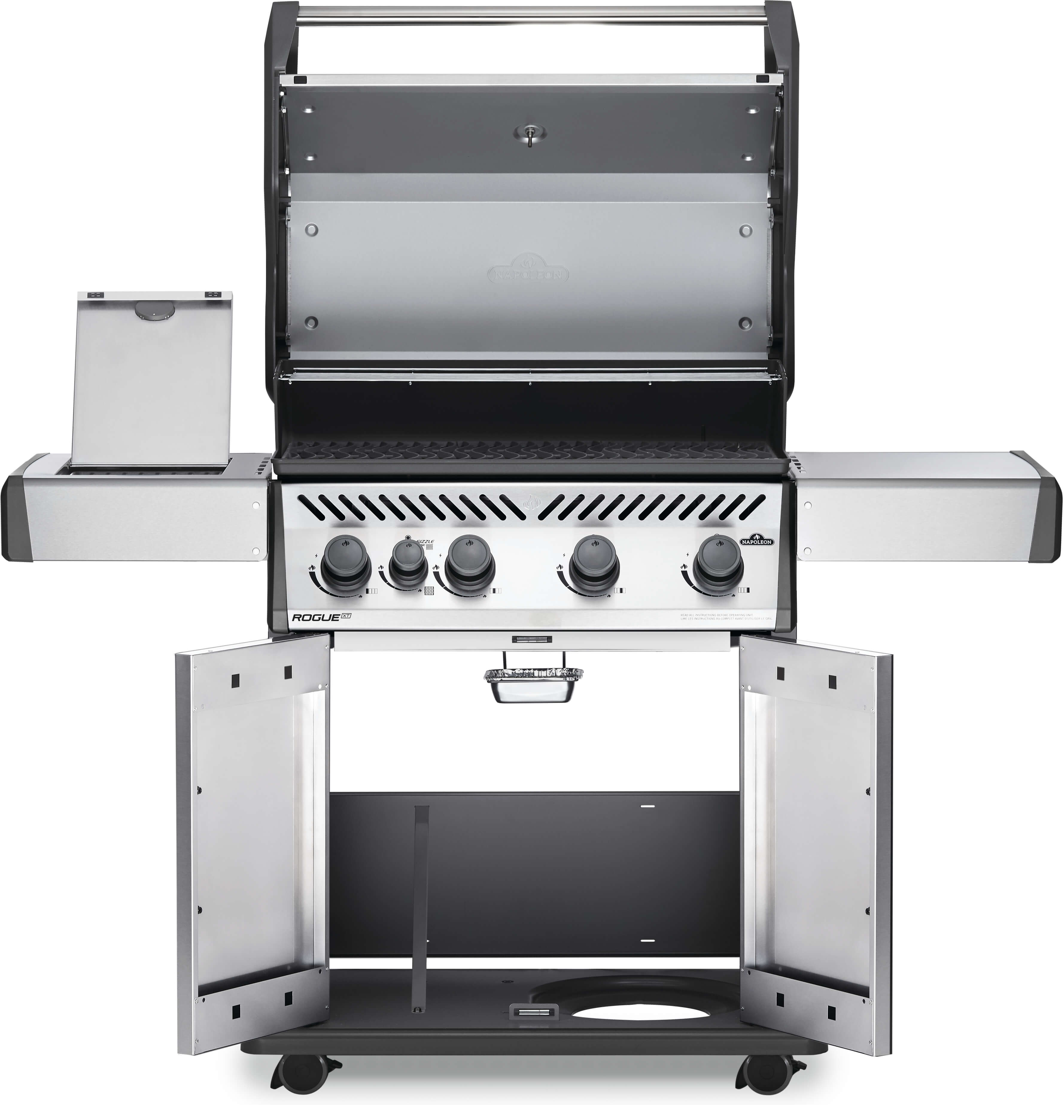 Rogue® XT 425 Natural Gas Grill with Infrared Side Burner, Stainless Steel - image 3 of 12