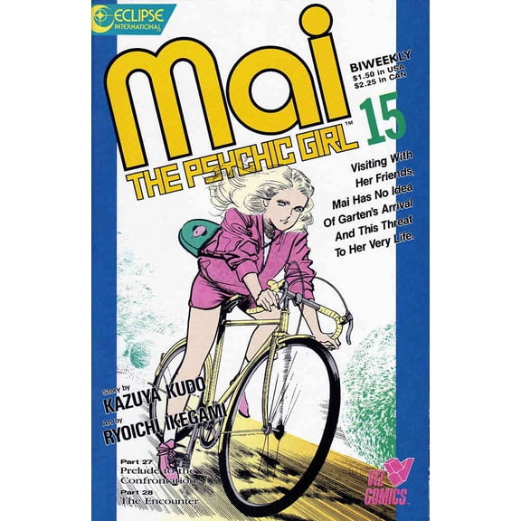 Mai, the Psychic Girl #15 VF ; Eclipse Comic Book