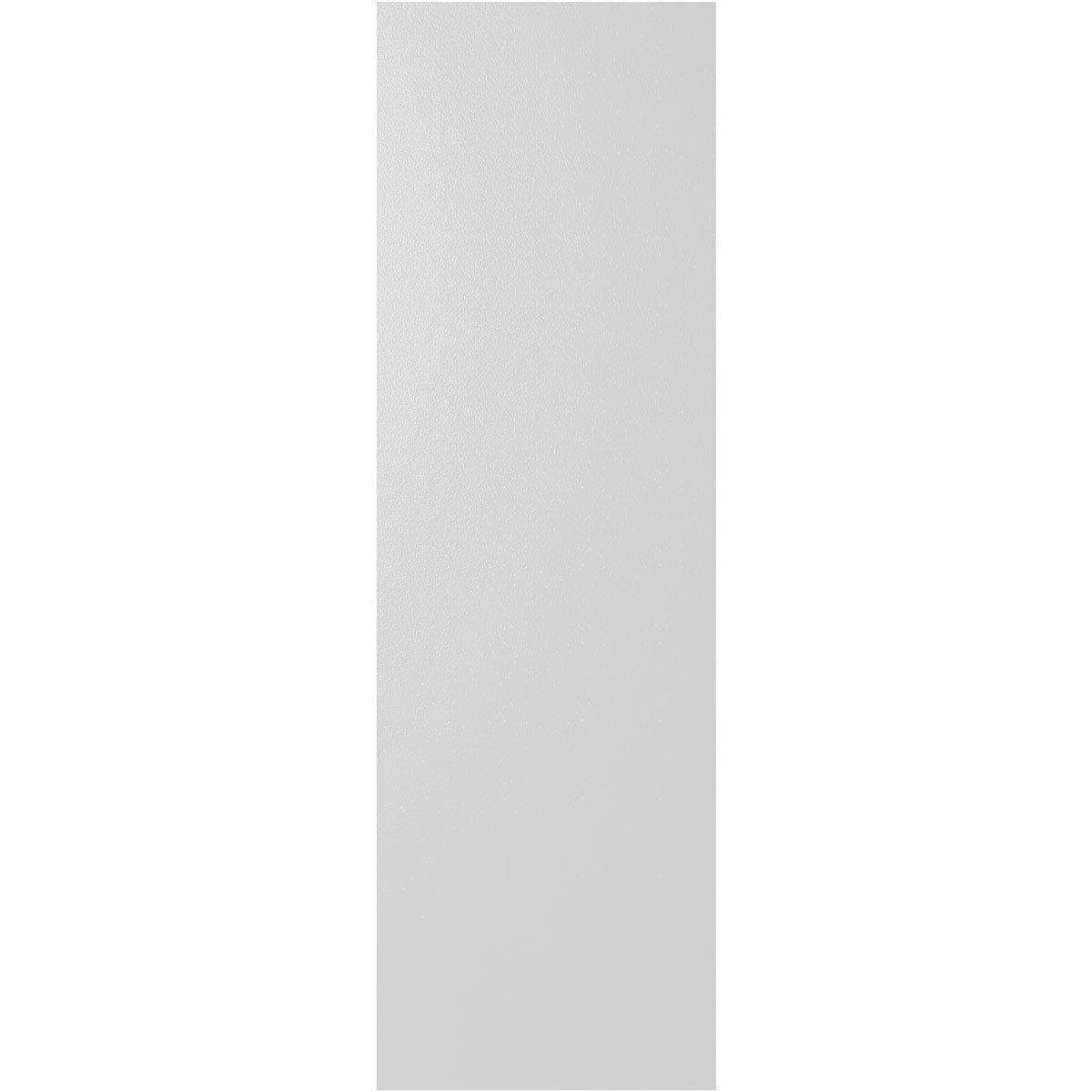 Ekena Millwork 15"W x 55"H True Fit PVC Single Panel Chevron Modern Style Fixed Mount Shutters, Starless Night Blue (Per Pair - Hardware Not Included)