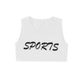 thumbnail image 5 of Yruioon Girls Hip Hop Clothes 2 Piece Outfits Crop Tops Chain Pocket Jogger Pants Set Jazz Street Ivory 10, 5 of 6