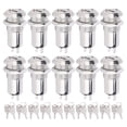 thumbnail image 1 of Metal Keylock Switch, Flame Retardant Keylock Push Button Switch Metal Shell With 20 Keys For CNC Machine For Industry Double Pull, 1 of 8