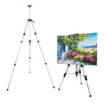 thumbnail image 1 of Arterox Caballete para Pintar en Oleo con Altura y Soportes Ajustables compatible con Lienzo de Hasta 100 x 73 cm. Caballete Portátil de Aluminio con Estuche. Tripie para Pintar. Easel Stand (Negro), 1 of 7
