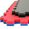 thumbnail image 2 of FlooringInc 7/8" Thick Jumbo Soft Interlocking Foam 2'x2' Tiles, 25 Tiles, 100 sqft, Black & Grey, 2 of 7