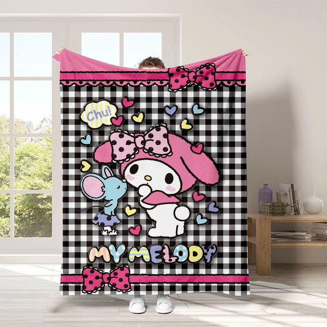 3D Printing, Cartoon Soft Double Flannel Blanket, Super Soft Blanket, Suitable For Living Room, Sofa