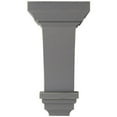 thumbnail image 2 of Ekena Millwork 4"W x 4 3/4"D x 8"H Small Jefferson Wood Vintage Decor Corbel, Pebble Grey, 2 of 6