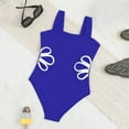 thumbnail image 4 of CZHQWE Girls Bathing Suits Size 10-12 Girls Size 12 Swimsuit Girls One Piece Swimsuit Cute Bathing Suit Hawaii Swimwear Blue, 4 of 4