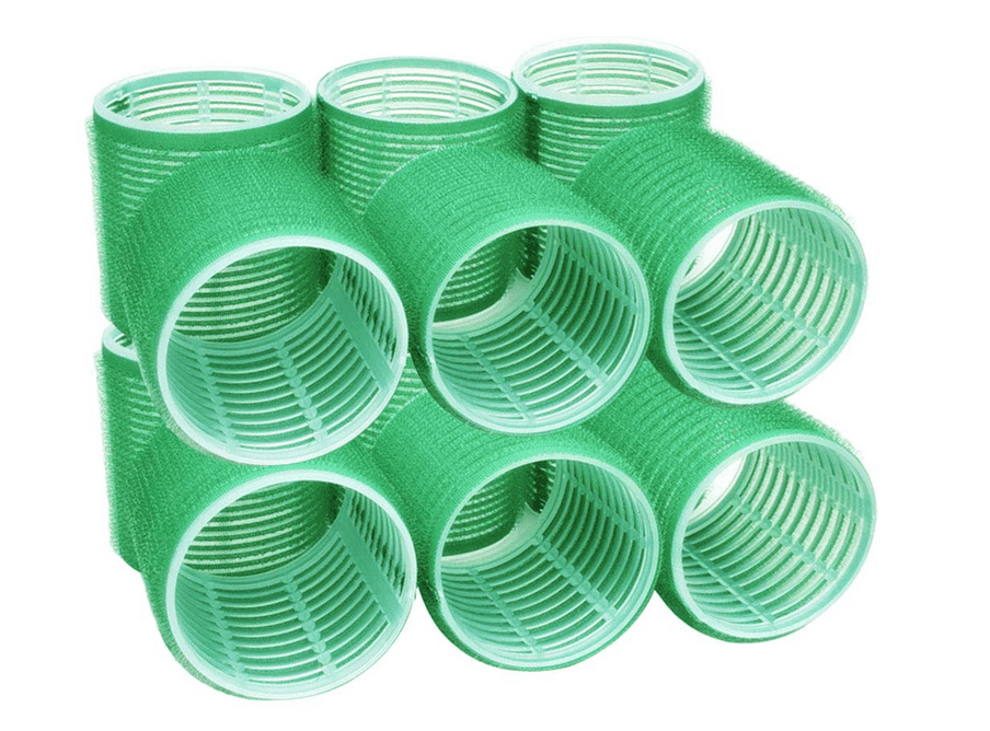 12 Pack Hair Rollers, Self Grip, Salon Hair Dressing Curlers, Hair Curlers for women, DIY Hairstyle (Jumbo 12pcs, Colors May Vary)