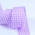 thumbnail image 1 of 6mm Wide Lattice Plaid Ribbons Bow Ribbon Gift Wrapping Polyester Ribbon Handmade DIY Accessories,50 Yards Color 20, 1 of 5