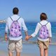 thumbnail image 5 of Fotbe Violet Bolsa Mochila con Cordón Estampada, Bolsa de Gimnasio Deportiva, Bolsa Cinch, Bolsa con Cordón para Hombres y Mujeres-Small, 5 of 6