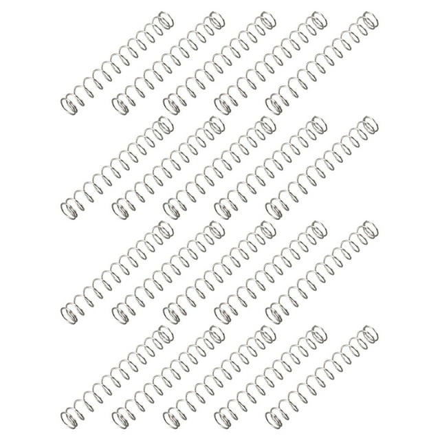 Unique Bargains Hardware 0.22" OD x 0.02" Wire Dia x 1.6" Long Compression Spring 20Pcs