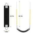 thumbnail image 2 of Juego de columpios AGPTEK con cadenas antioxidantes de 168 cm, 250 libras, 2 of 8