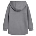 thumbnail image 5 of BaoFuBaoMei Womens Sweatshirt Thumb Holes Plus Size Full Zip up Long Sleeve Hooded Neck Hoodies Solid Fall Winter Tops with Zip Pockets, 5 of 6