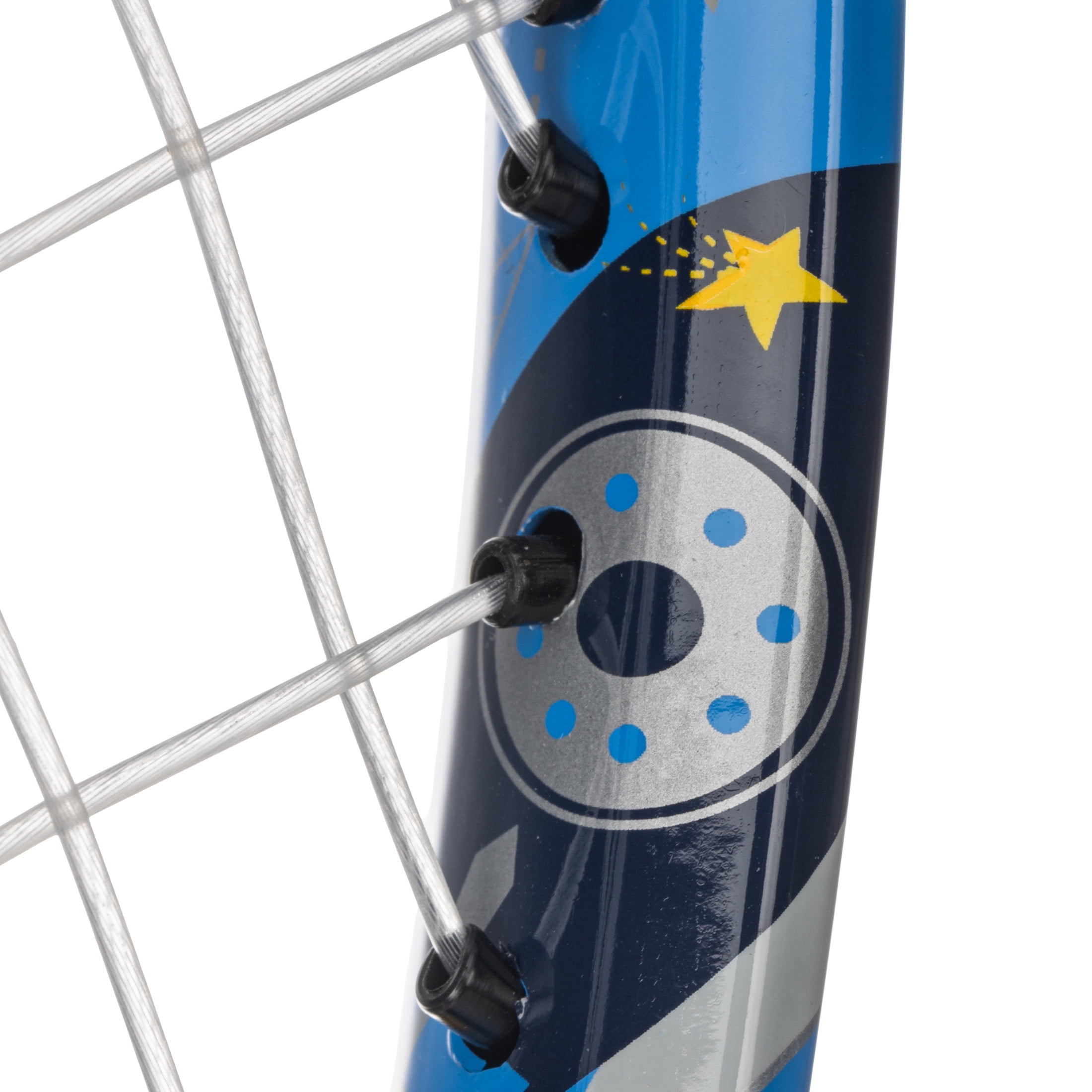 Franklin Sports Youth Tennis Racket - Kids Junior Tennis Racket for Boys + Girls - 25" Inch Lightweight Frame - Perfect for Ages 7 to 10 - Space Blue