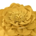 thumbnail image 4 of JWH Round Throw Pillow Handmade Unique 3D Accent Pillow Flower Cushion Small Pillow Covers for Couch Living Room Bed Decor Girl Gift 14 inch Yellow, 4 of 9