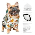 thumbnail image 3 of Fotbe Fall Pumpkins And Sunflowers Print Small Dog Sweater Hoodies Pet Grey Hooded Soft Fleece Sweatshirts with Pocket Fall Winter Puppy Cat Sweaters Warm Clothes-Medium, 3 of 7