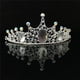 thumbnail image 3 of Tiara Diadema Boda Novia Cristal Diamante Cabello Fiesta Zulema corona de la princesa de la boda, 3 of 8