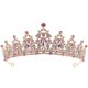 thumbnail image 1 of KAKOWELY Tiaras de boda con diamantes de imitación, corona nupcial con diamantes de imitación, corona para mujer y niña, tiara para fiesta, 1 of 5