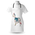 thumbnail image 3 of Dachshund Apron Colorful Ethnic Flowers on a Dachshund Puppy Silhouette Abstract Arrangement, Unisex Kitchen Bib Apron with Adjustable Neck for Cooking Baking Gardening, Multicolor, by Ambesonne, 3 of 3