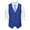 Blue, variant on Bcfgryg Mens Casual Suit Vest Wedding Party V Neck Single Vest Mens Waterproof Jacket Black L