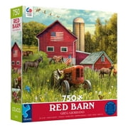 Ceaco - Greg Giordano - Simple Life - The Red Barn - 750 Piece Interlocking Jigsaw Puzzle