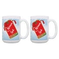 thumbnail image 1 of ThisWear Holiday Mugs To Women From God Gift Tag Funny Cup Set 2 Pack Gift 15oz Coffee Mugs Multi, 1 of 4