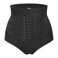 thumbnail image 4 of GHSOHS Womens Underwear Thongs Womens Bikini Underwear Cotton Underwear Shapewear Control Shorts Body Shaper Panties High Waisted Lifter Thigh Cotton Crotch Seamless Underwear Blac,M, 4 of 8
