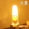 thumbnail image 4 of Dimmable G4 LED Bulb, 3W Equivalent to 30W Halogen, 300LM Warm White 3000K Energy Saving Bulb, Flicker Free, AC/DC12-24V, 360 Beam Angle, 4 of 4