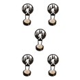 thumbnail image 1 of braveheart Rustproof Coating Candle Holders For Durability Halloween Decoration Exquisite Craft Candlestick K 5Set, 1 of 6