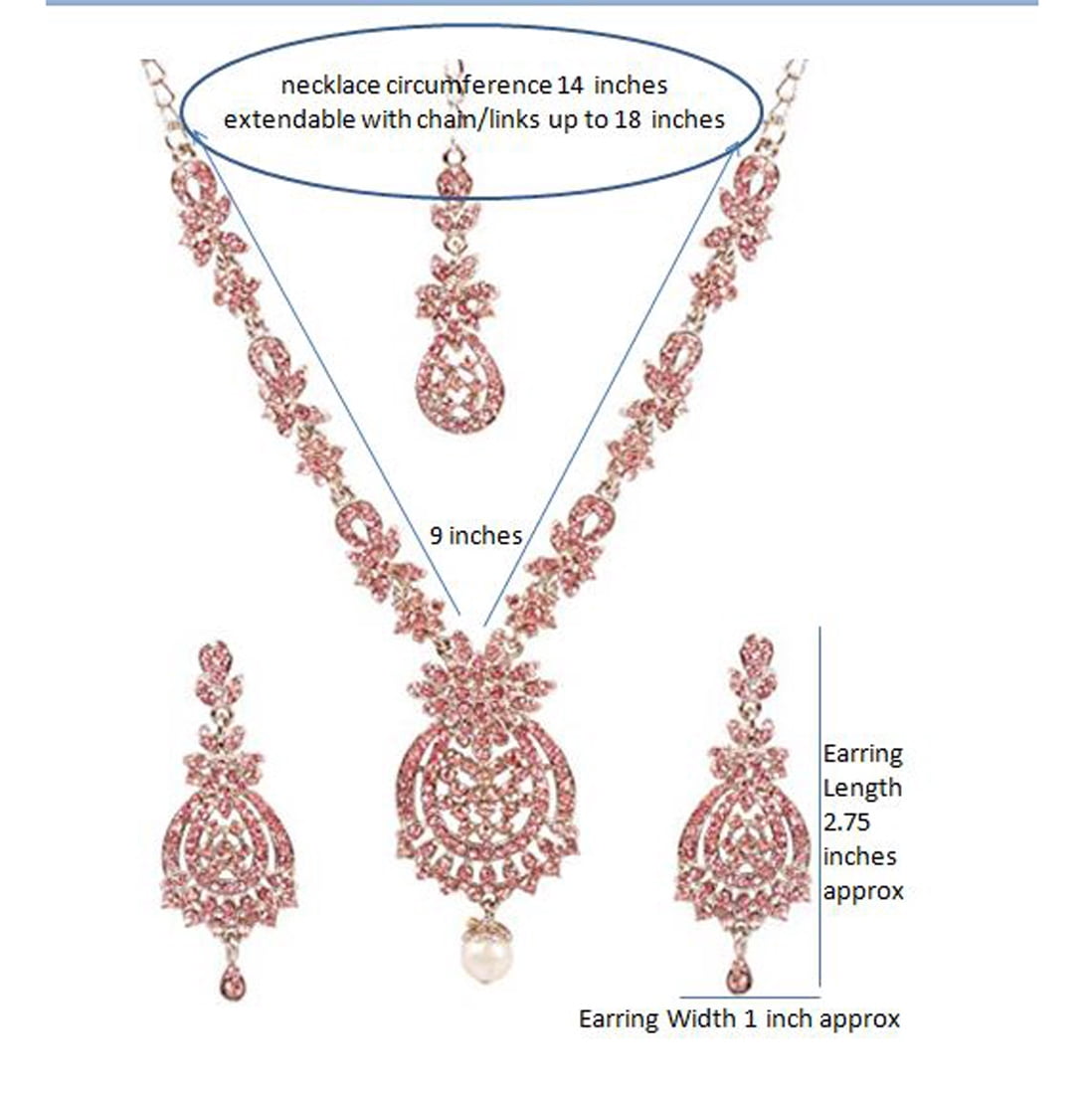 Sunsoul By Touchstone Indian Handcrafted Fuchsia Rhinestone Gold Tone Jewelry Necklace For Women.
