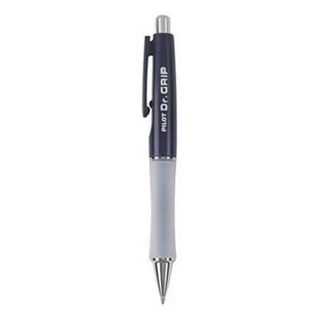 Pilot Dr. Grip Ballpoint Retractable Pen, Blue Ink, Medium , Each
