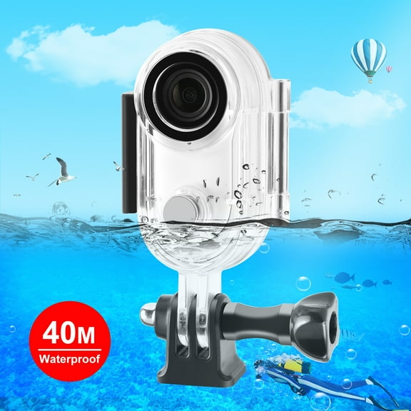 For Insta360 GO 3 / GO 3S PULUZ 40m Underwater Waterproof Housing Case with Base Adapter & Screw