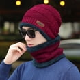 thumbnail image 3 of Gorro de invierno, bufanda, guantes, traje grueso y cálido para ocio, 3 of 5