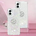 thumbnail image 2 of Liquid Quicksand Case for Motorola Moto G Power 5G (2024) with Diamond Kickstand, Luxury Fun Glitter Sparkle Flowing Clear Bling Cover Case for Motorola Moto G Power 5G (2024) -Colorful, 2 of 14
