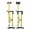 yellow, variant on BATONECO Drywall Stilts 24"-40" Adjustable Heights Aluminum Painters Stilts Red