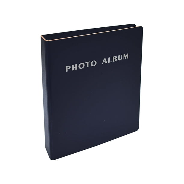 Photo Album for 4x6 Pictures, 2Ring Mini Hard Cover Photo Binder