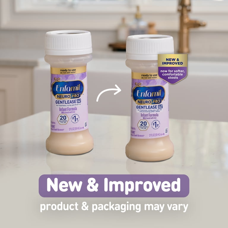 4 pack) Enfamil NeuroPro Gentlease Ready-to-Feed Baby Formula for
