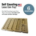 thumbnail image 2 of BankSupplies Self-Counting Loose Coin Tray | Nude/White | Coin Holder/Organizer, 2 of 5