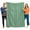 Sage Green, variant on Flannel Throw Blanket for Couch Sofa Bed, Olive Green and White Striped Soft Cozy Warm Fuzzy Blanket 40x50in