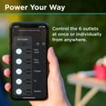 thumbnail image 3 of iHome IH-SW007-199 Flow 3 ft. 6-Outlets Smart Surge Protector, 3 of 9