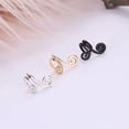 thumbnail image 4 of Redempat Women Clip Earrings Beautiful Jewelry Decorations Solid Color Chic Non-piercing Earring Fashion Decor Accessory Golden, 4 of 6