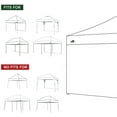 thumbnail image 6 of Eurmax Instant Sunwall for 10x20FT Pop up Canopy, 1 Pack Field Green Canopy Sidewall, 6 of 7