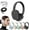 Black, variant on Echosilence X Headphones, Inallseason Headphones, Memory Foam Ear Cups, Beats Over Ear Headphones, Head Phones Over The Ears, for Travel, Home Office, Sport, Game, Gym (Blue)