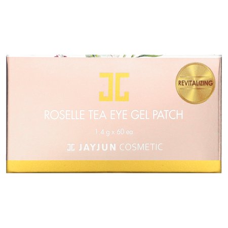 Jayjun Cosmetic Roselle Tea Eye Gel Patch, Revitalizing, 60 Patches