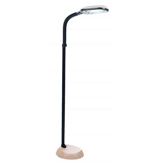 Bedford Home 72A-G0820 Light Wood Grain Sunlight Floor Lamp - 5 ft.