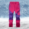 thumbnail image 6 of IROINNID Boys and Girls Plush Solid Color Keep Windproof Water Proof Outdoor Hiking Ski Pants 5T, 6 of 9