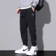thumbnail image 3 of Pantalones casuales holgados de otoño e invierno para hombre, pantalones deportivos con pies fruncidos, cómodos para senderismo y deportes al aire libre, 3 of 5