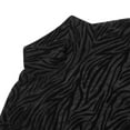 thumbnail image 5 of Abomasnow Men's Graphic See Through Shirts Casual Mock Neck PU Leather Stretchy Pullover Tops Slim Fit Long Sleeve Mesh Tee Shirt, 5 of 6