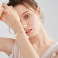 thumbnail image 6 of 6Pcs Moon Fold Over Clasps Brass Necklace Bracelet Extenders Clasp with Rhinestone Gold Moon Shaped Jewelry Extender Clasps for DIY Bracelet Necklace Jewelry Making Colorful, 6 of 6