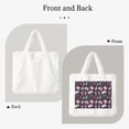 thumbnail image 2 of Yiaed Breast Cancer Awareness1 Print Fluffy Shoulder Bag Plush Bags Women Ladies Tote Bag Fluffy White Furry Purse Handbag for Autumn and Winter, 2 of 7