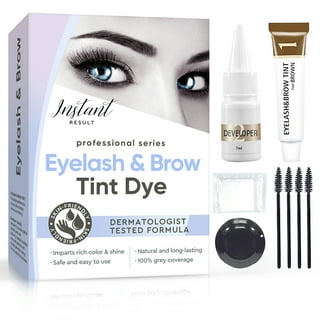 Lash Tint Kit Black, 15ml Eyelash Dye, Full Brow Tint Set With Tools, DIY  Eyelash Eyebrow Tin-ting Makeup At Home, Be Voluminous And Energetic For 6